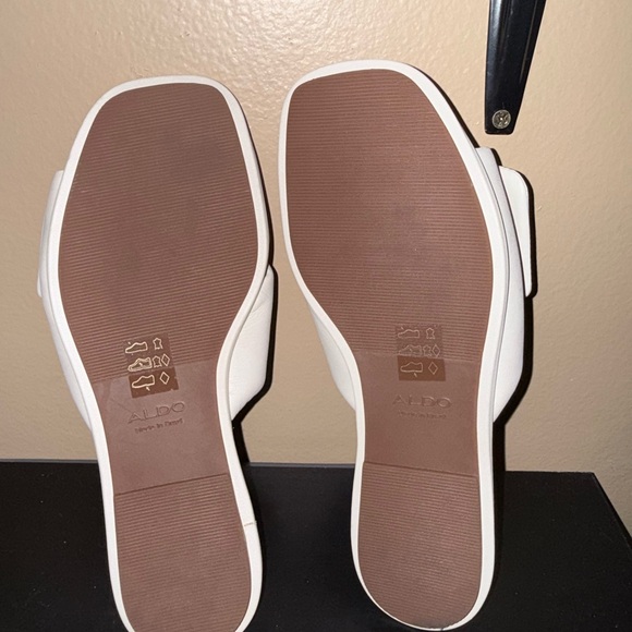 ALDO Women's Cream Knot Slide Sandals - Picture 3 of 4